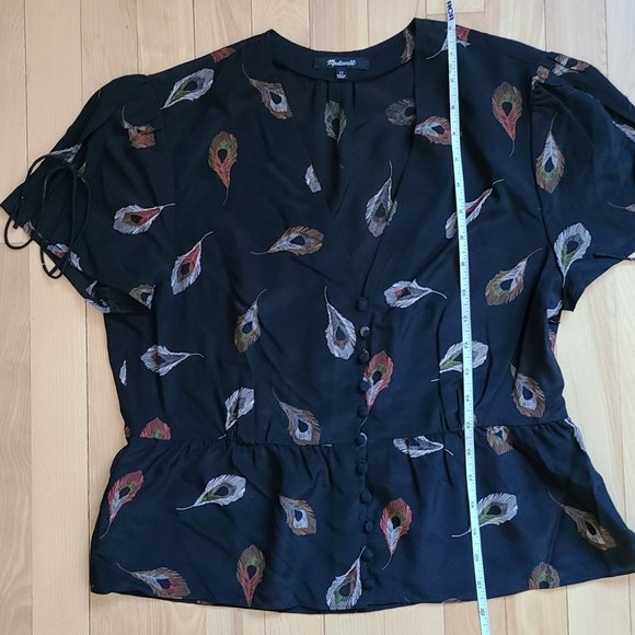 Madewell Belle Silk Top - Picture 6 of 10